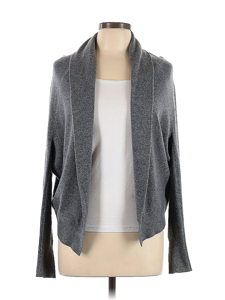 Vince. 100% Cashmere Color Block Marled Gray Cardigan Size L - 77% off ...