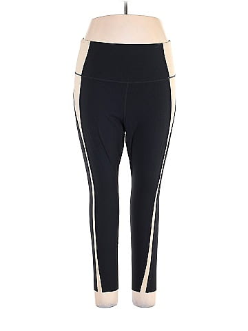 Nike Color Block Black Active Pants Size 2X (Plus) - 61% off