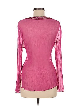 Saks Fifth Avenue Long Sleeve Silk Top (view 2)