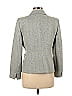 Le Suit 100% Polyester Houndstooth Tweed Gray Blazer Size 8 (Petite) - photo 2