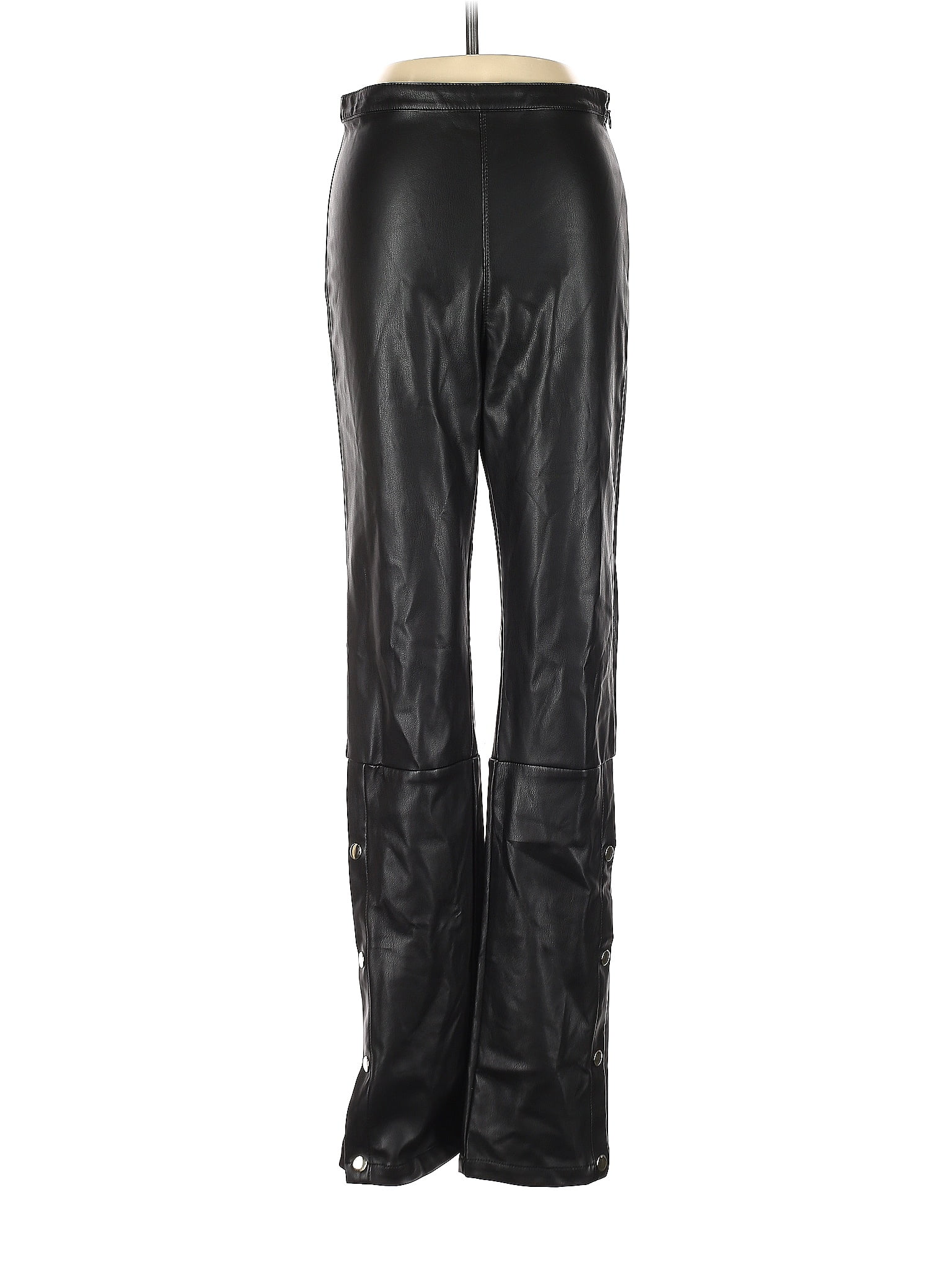 Line & Dot Halle Faux Leather Pants Brown