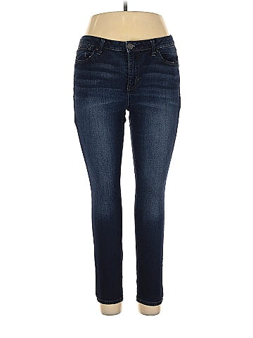 LC Lauren Conrad Jeans Womens Size 2 Skinny Cotton Blend Blue