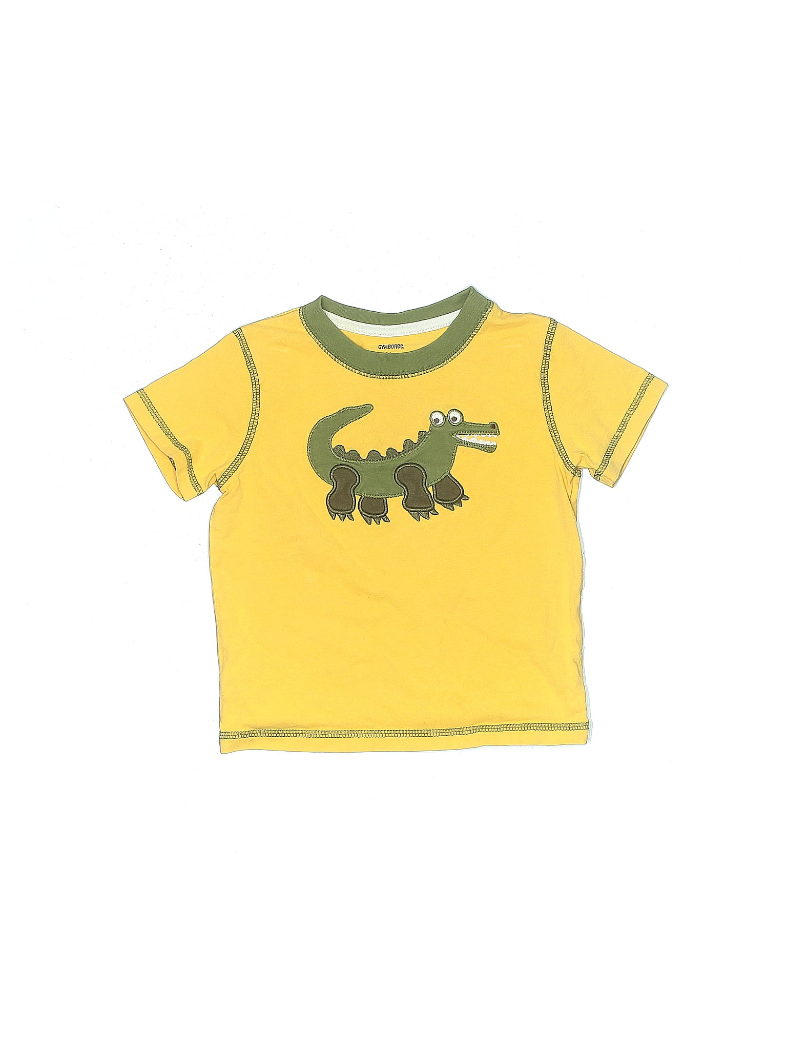 Gymboree 100% Cotton Color Block Yellow Short Sleeve T-Shirt Size 18-24 mo  - 60% off