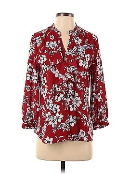 Karl Lagerfeld Paris Long Sleeve Blouse (view 1)