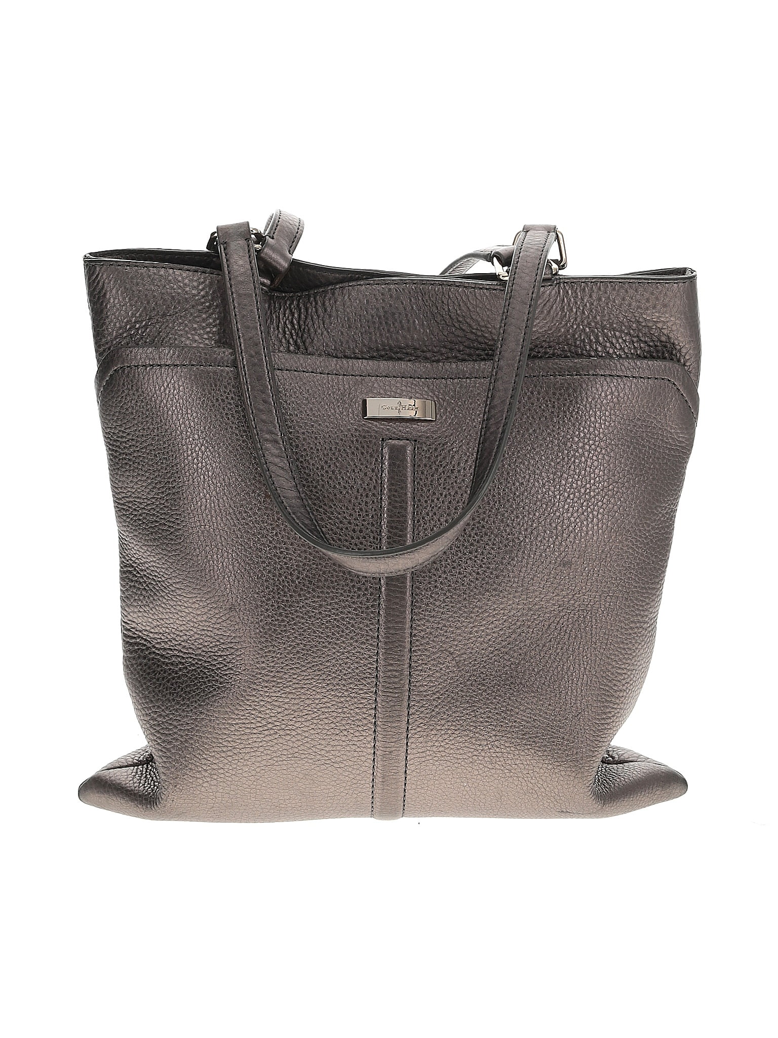 Cole Haan 100% Leather Gray Leather Shoulder Bag One Size - 71% off ...