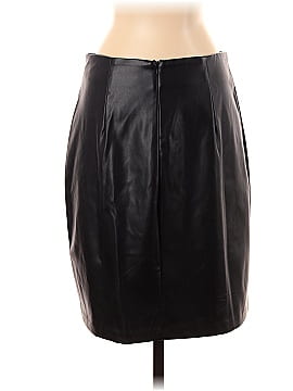 New York & Company Faux Leather Skirt (view 2)