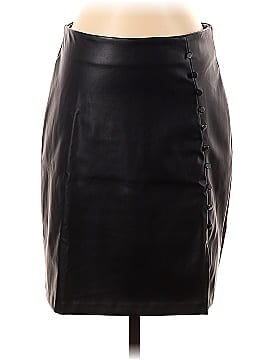 New York & Company Faux Leather Skirt (view 1)