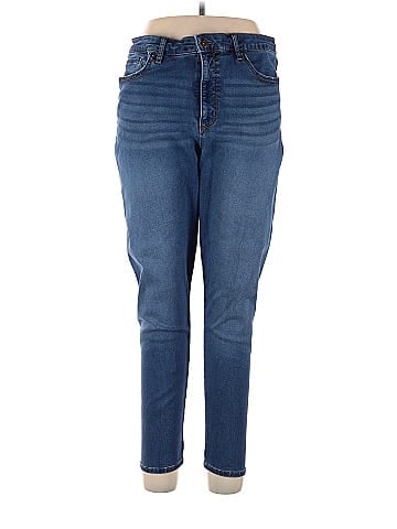 Sofia by Sofia Vergara Solid Blue Jeans Size 16 - 53% off