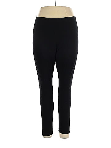Simply Vera Vera Wang Black Active Pants Size 1X (Plus) - 58% off