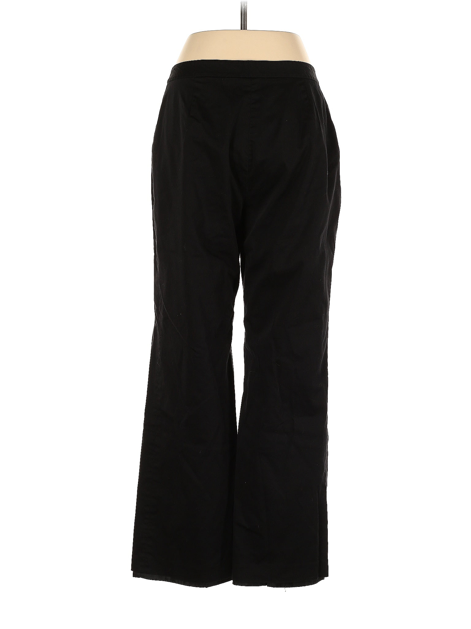 Le Suit Solid Black Dress Pants Size 8 (Petite) - 79% off