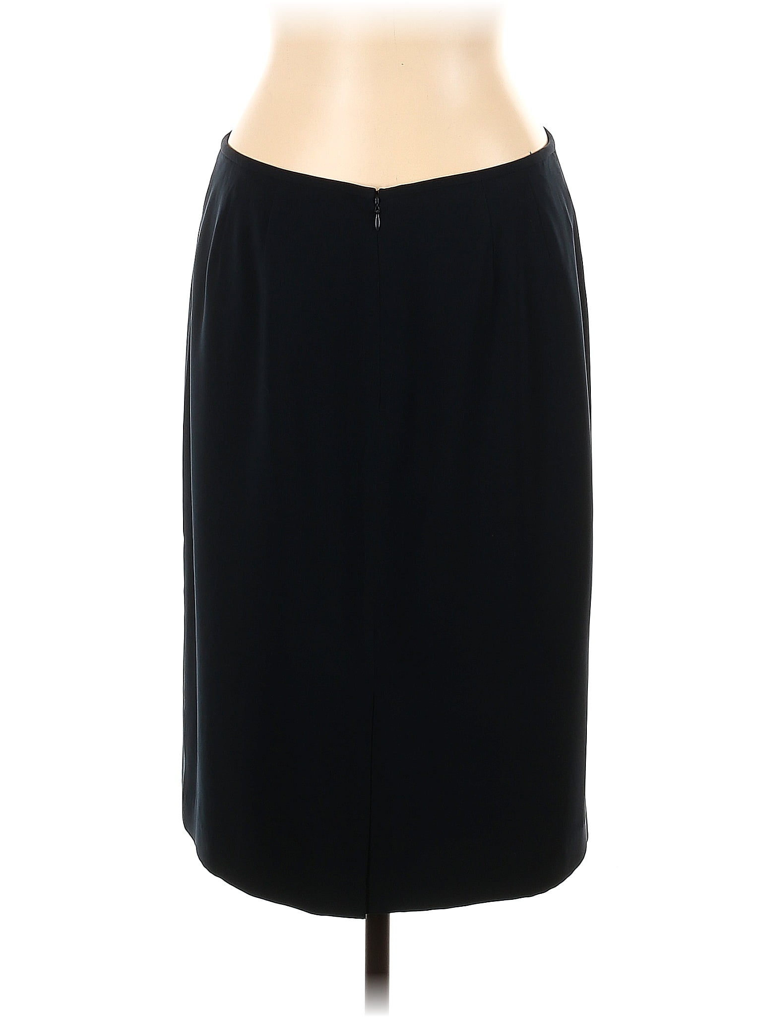 Simply Vera Vera Wang Solid Black Casual Skirt Size XL - 56% off