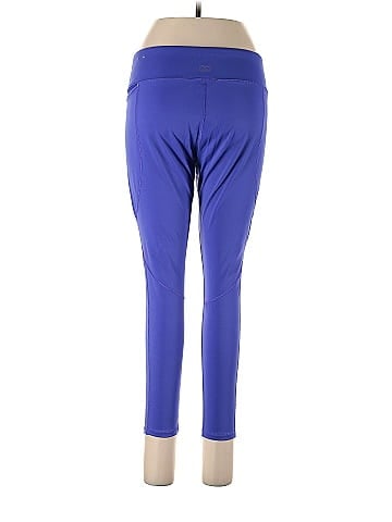 Calia by Carrie Underwood Solid Sapphire Blue Leggings Size L - 43