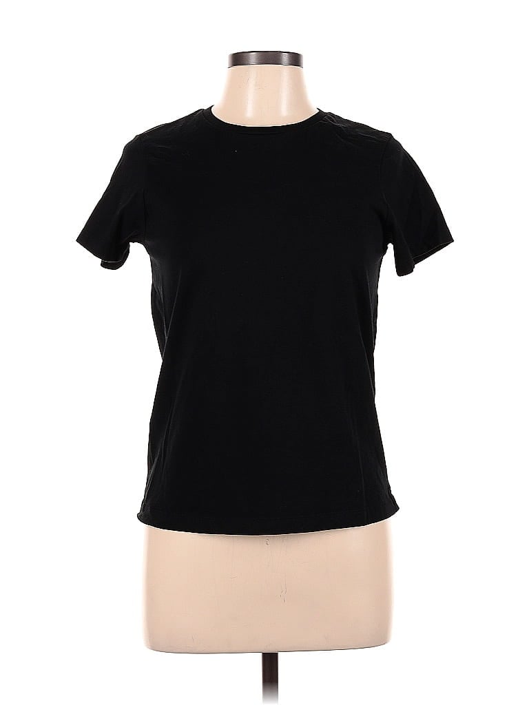 Pre-owned Asos Design Short Sleeve T-shirt In Black