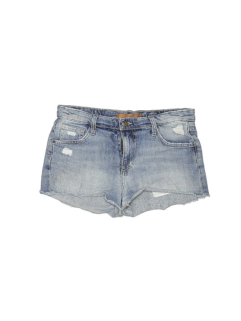 Joe's Jeans Solid Blue Denim Shorts 29 Waist - 73% off