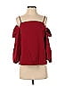 Design Lab Lord & Taylor Burgundy 3/4 Sleeve Blouse Size S - photo 1
