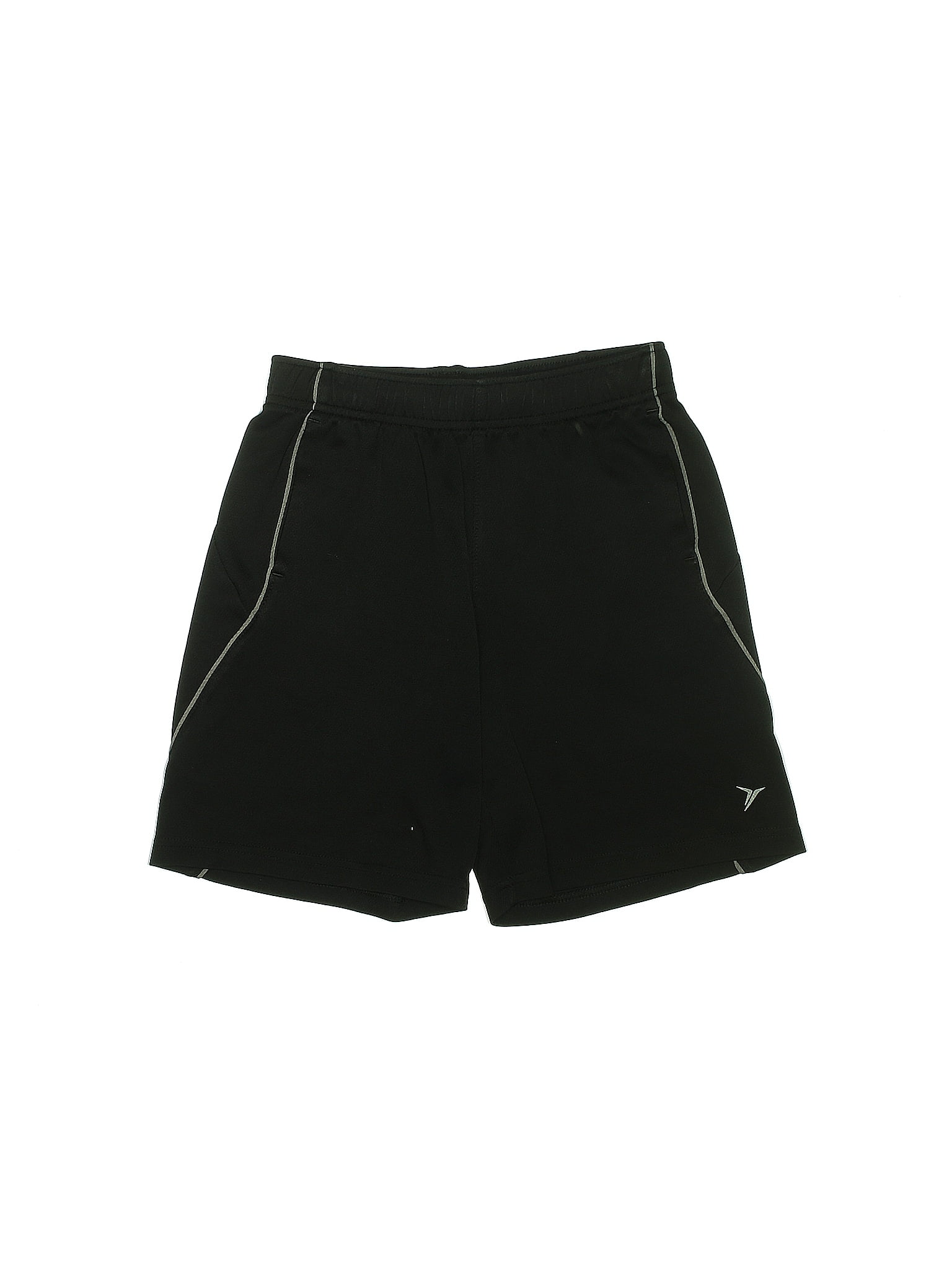 Active by Old Navy 100% Polyester Color Block Solid Black Athletic Shorts  Size 10 - 12 - 35% off