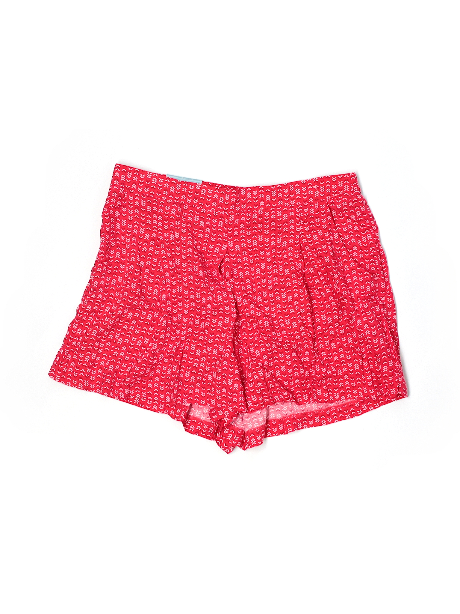 Old Navy 100% Rayon Print Red Shorts Size M - 60% off | thredUP