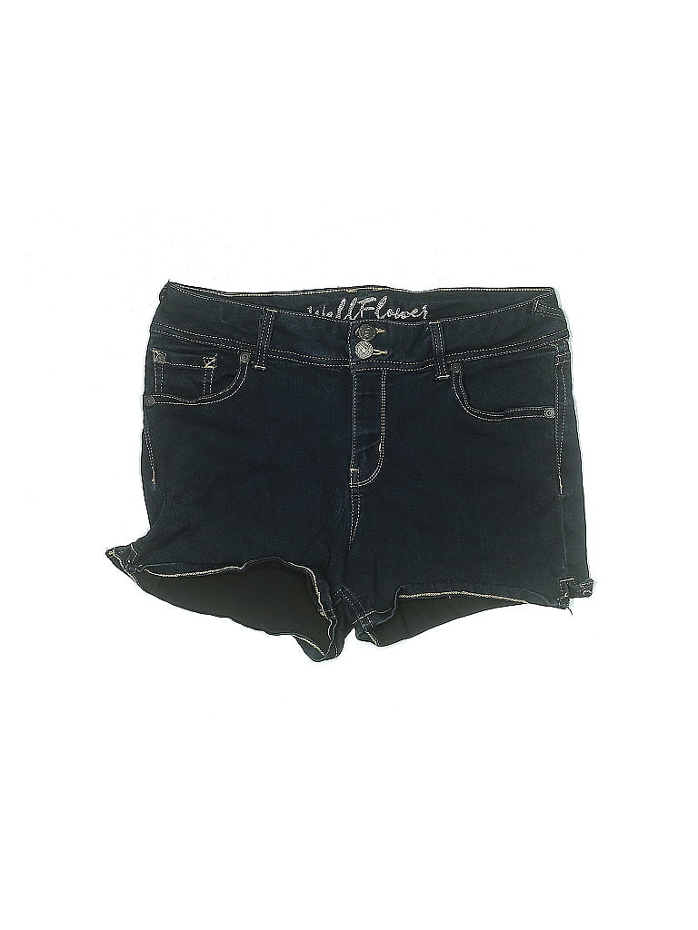 Wallflower Blue Denim Shorts Size 11 - photo 1
