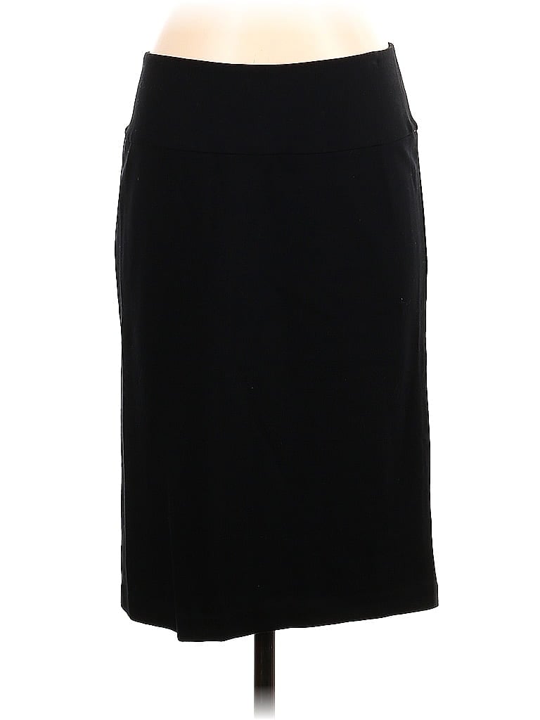 Isda & Co Solid Black Casual Skirt Size S - photo 1