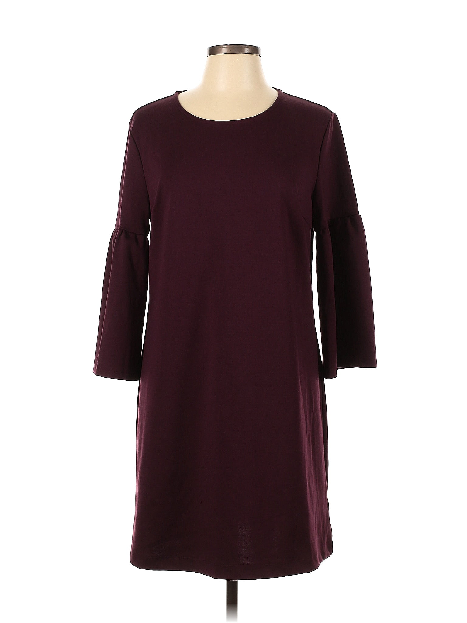 Gap Solid Burgundy Casual Dress Size L 67 Off Thredup