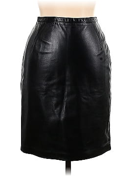 Jaeger Leather Skirt (view 1)