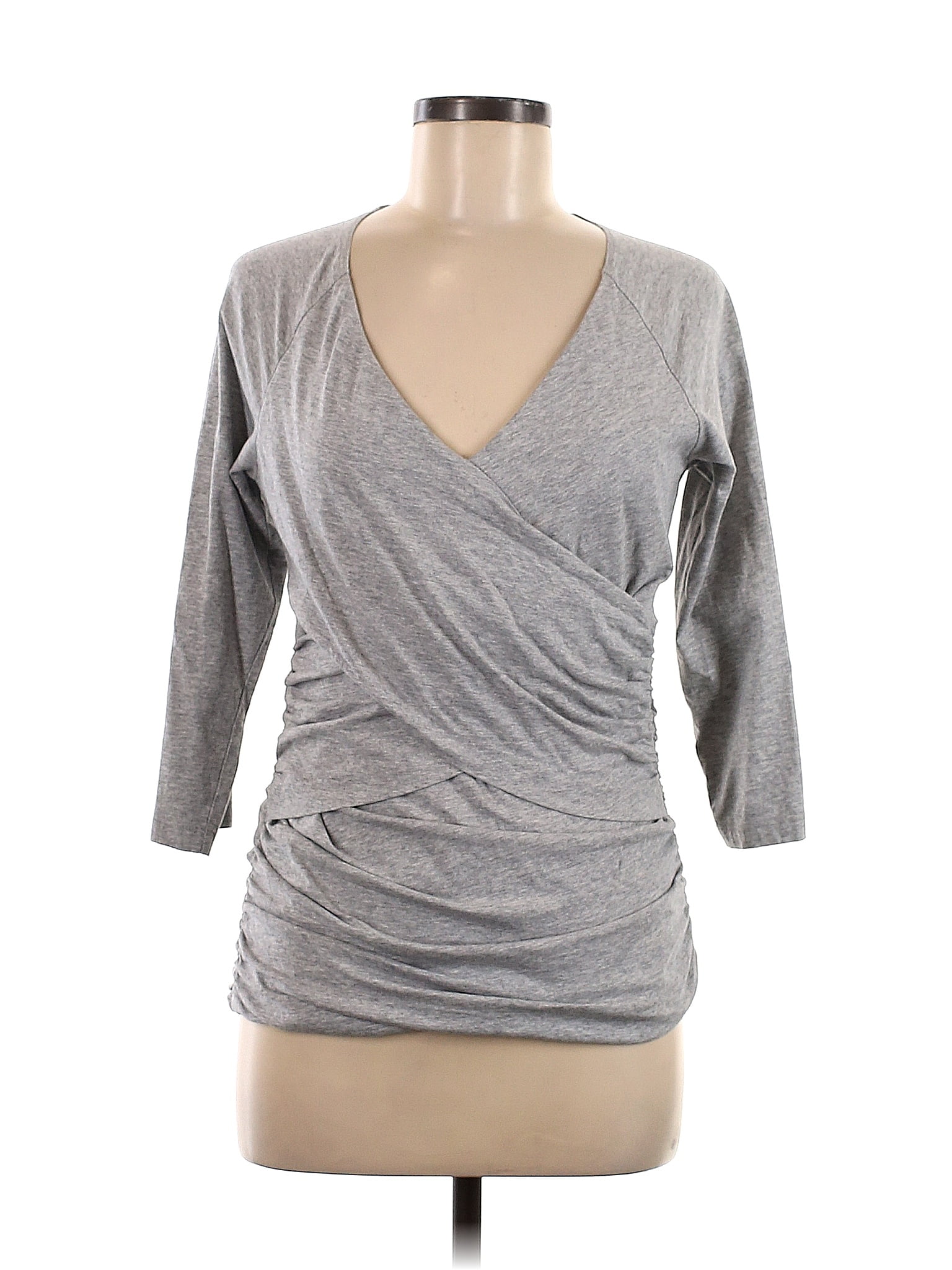 Sundance Gray Long Sleeve Top Size M 72 off ThredUp