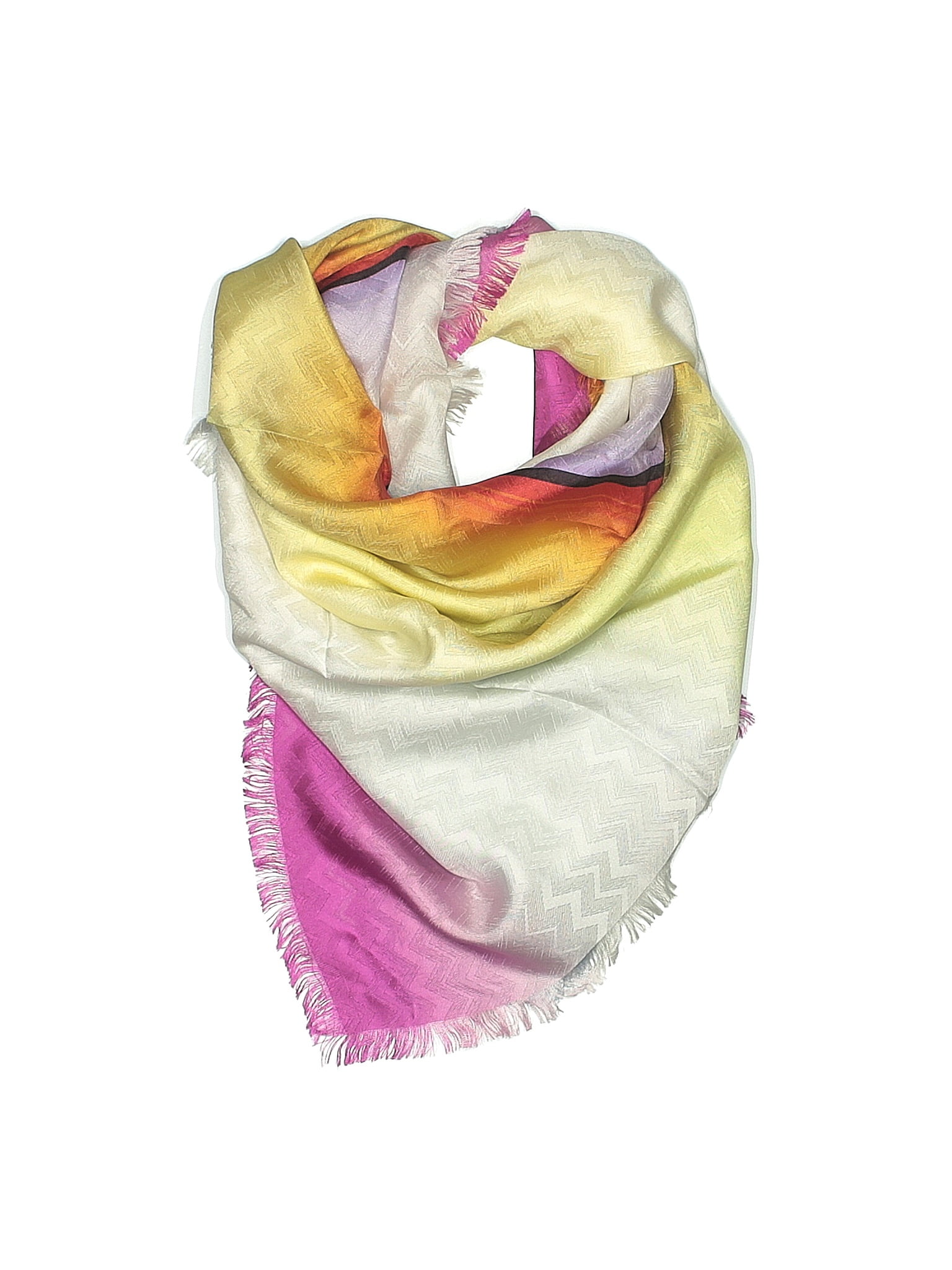 Missoni printed silk long discount scarf 70 x 20