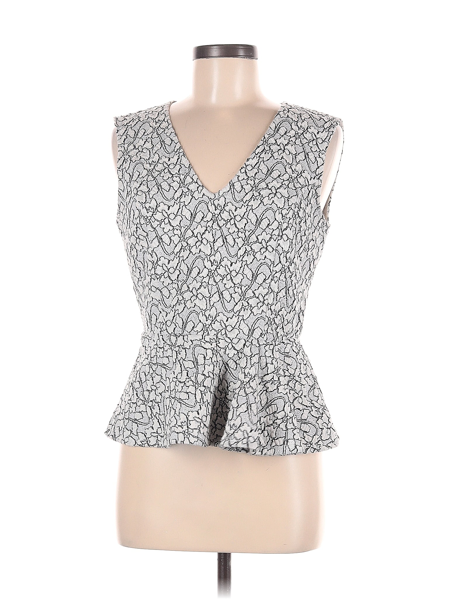 BCBGMAXAZRIA Gray Sleeveless Top Size M - 81% off | ThredUp