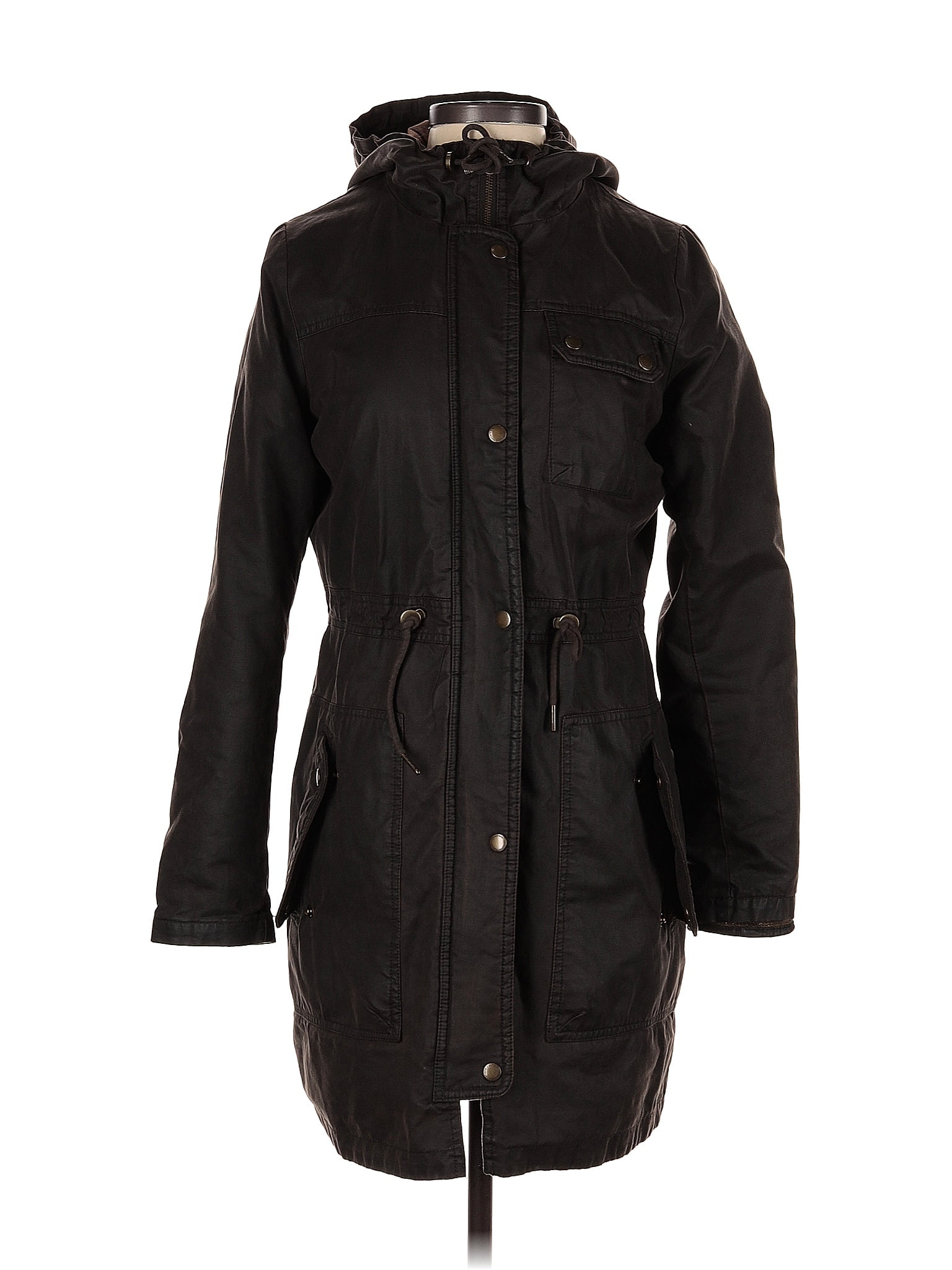 fat face Solid Black Jacket Size 4 76 off ThredUp