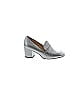 Aldo Solid Marled Silver Heels Size 7 - photo 1