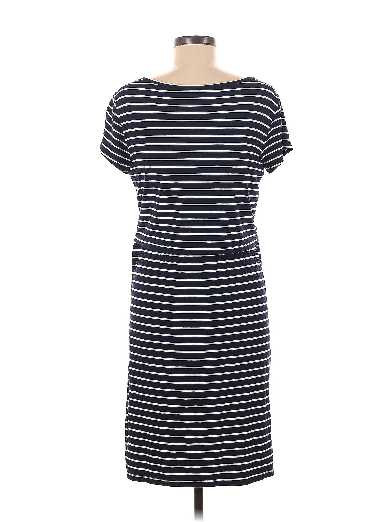 Gap - Maternity Stripes Multi Color Blue Casual Dress Size M (Maternity) -  57% off