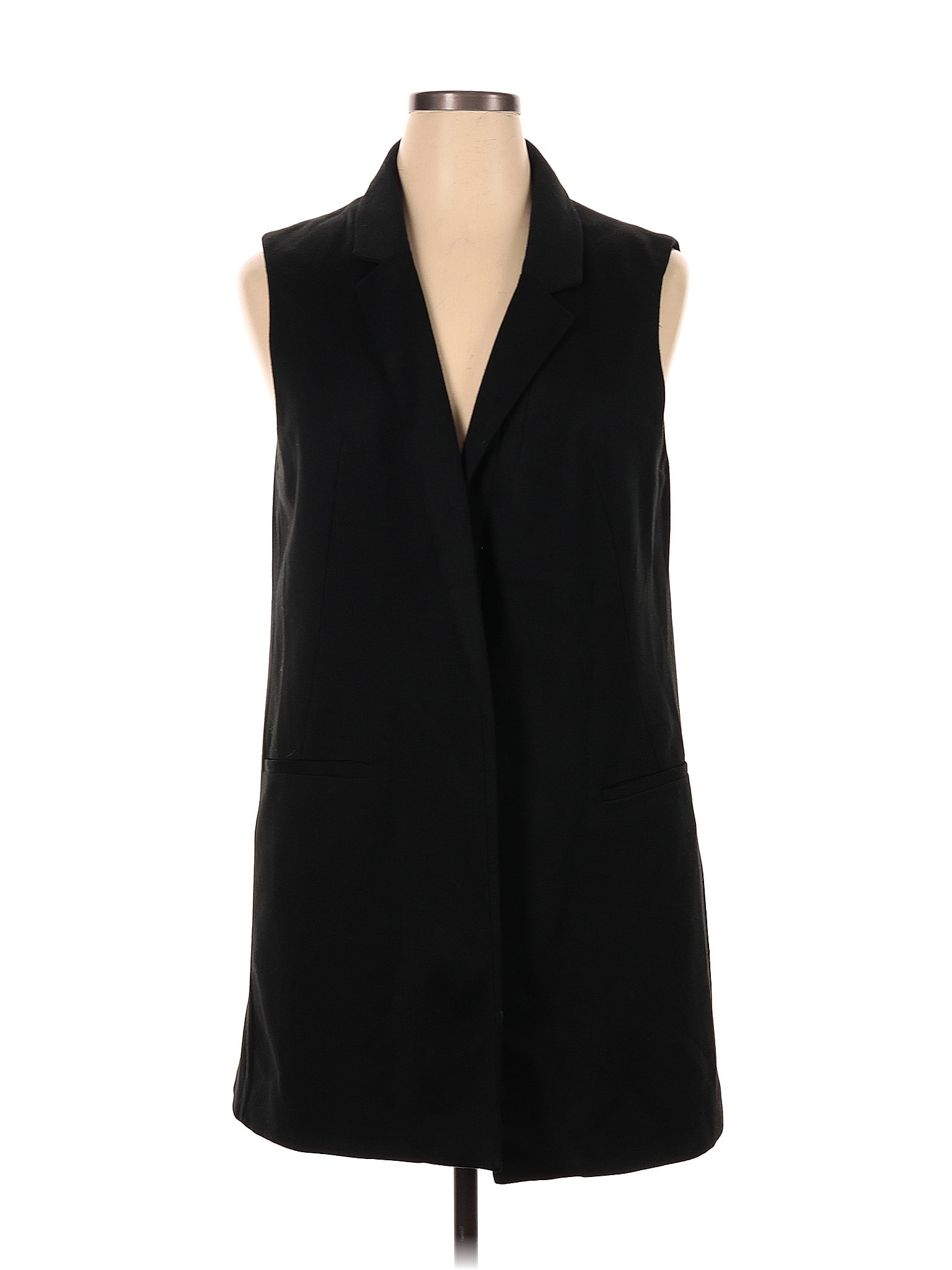 The Limited Solid Black Vest Size XL - 67% off