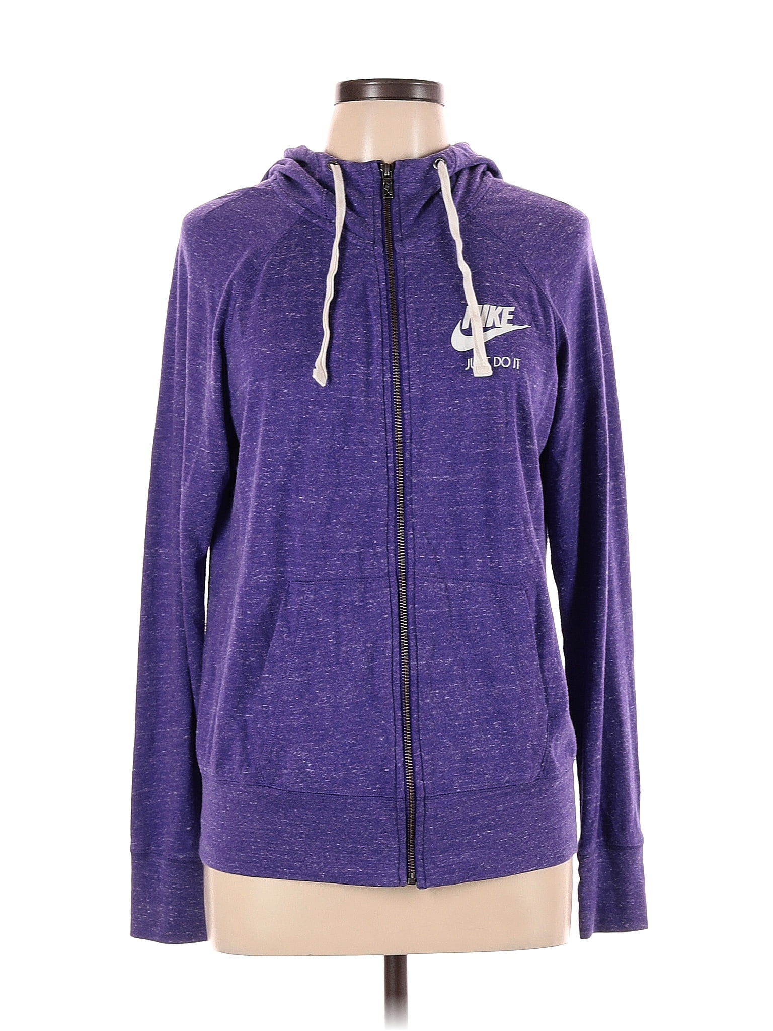 purple nike zip up hoodie