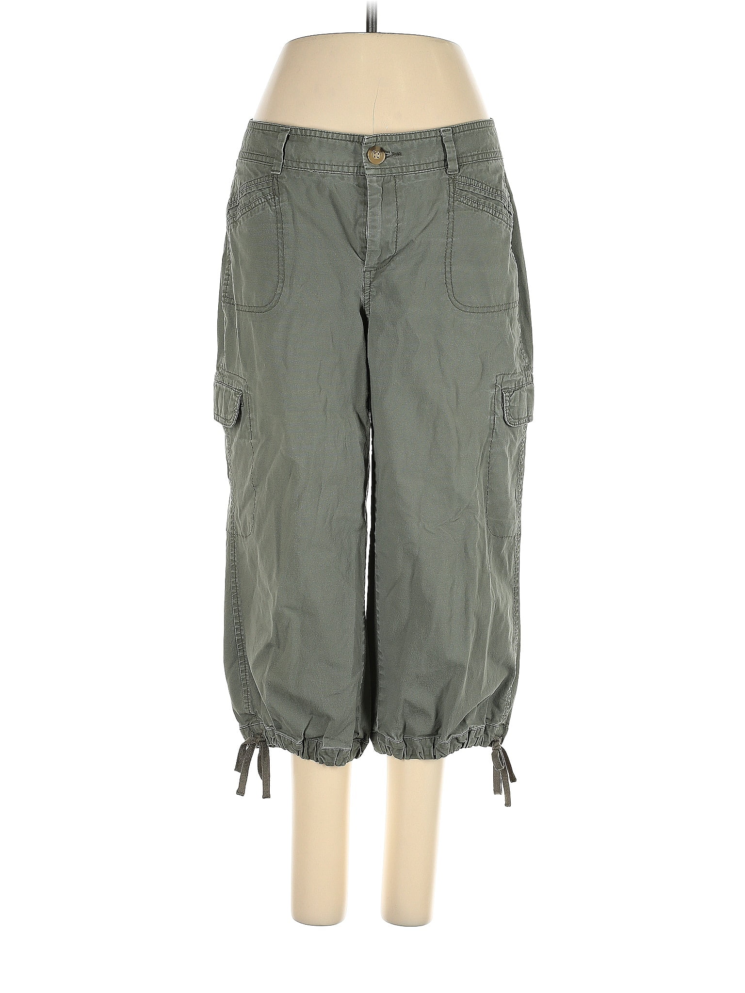 Dockers Solid Green Cargo Pants Size 8 66 off ThredUp
