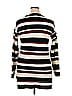 Derek Heart 100% Acrylic Stripes Brown Pullover Sweater Size 1X (Plus) - photo 2