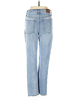 Madewell The High-Rise Slim Boyjean in Prentice Wash: Ripped Edition (view 2)