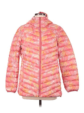 Lands end 2024 pink coat