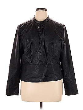 Fashion Bug Faux Leather Jacket (view 1)