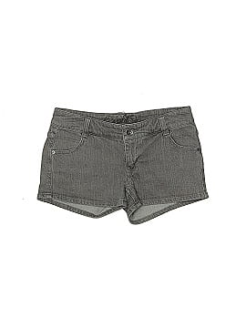 Split Denim Shorts (view 1)