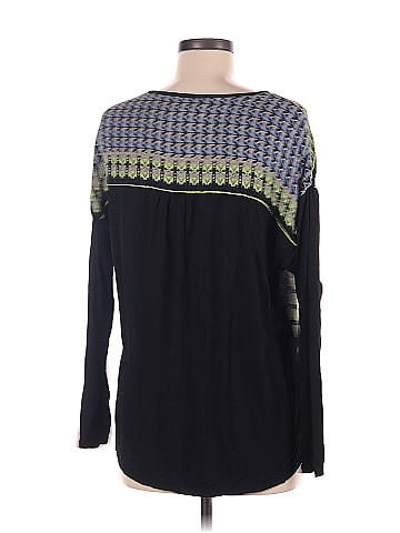 Hale Bob Long Sleeve Silk Top (view 2)