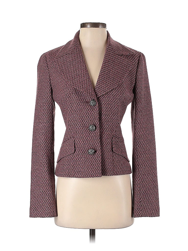 Veste Femme DOLCE & GABBANA (D&G) Jaune Tweed Floral - Taille 40 (IT), Manches 3/4, Occasion Très Bon état