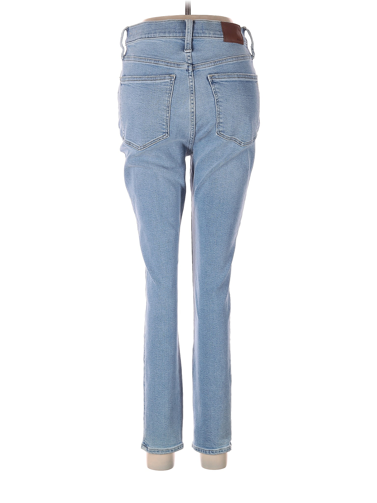 Madewell Solid Blue 11 High-Rise Skinny Crop Jeans in Webb Wash:  TENCEL™ Denim Edition 28 Waist - 66% off