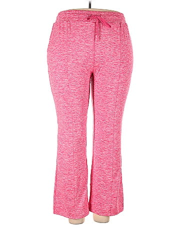 Athletic Works Marled Pink Active Pants Size XXL - 26% off