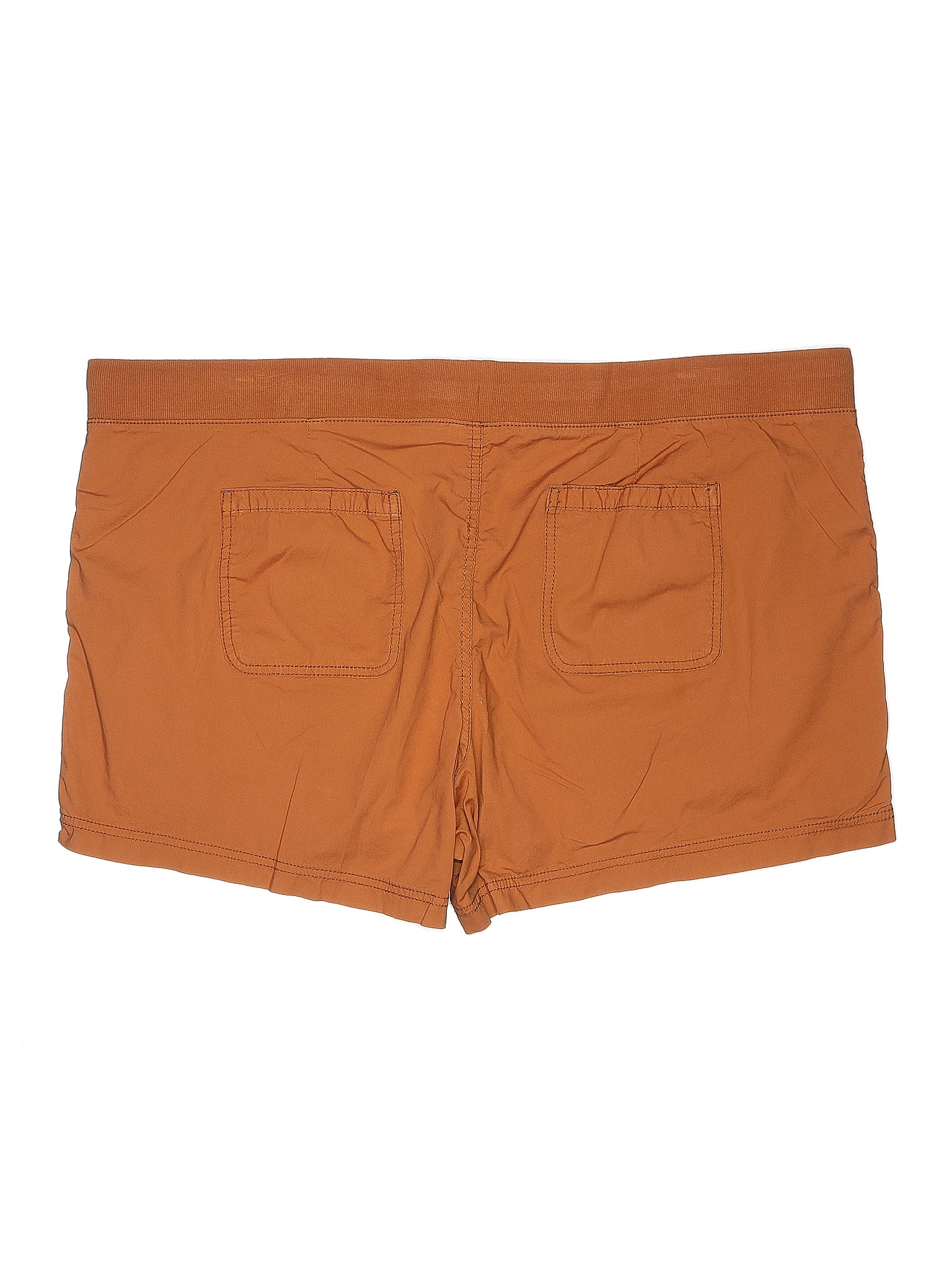 a.n.a. A New Approach Solid Brown Shorts Size 20 (Plus) - 48% off