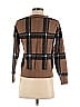 Max Studio Plaid Grid Brown Pullover Sweater Size XS - photo 2