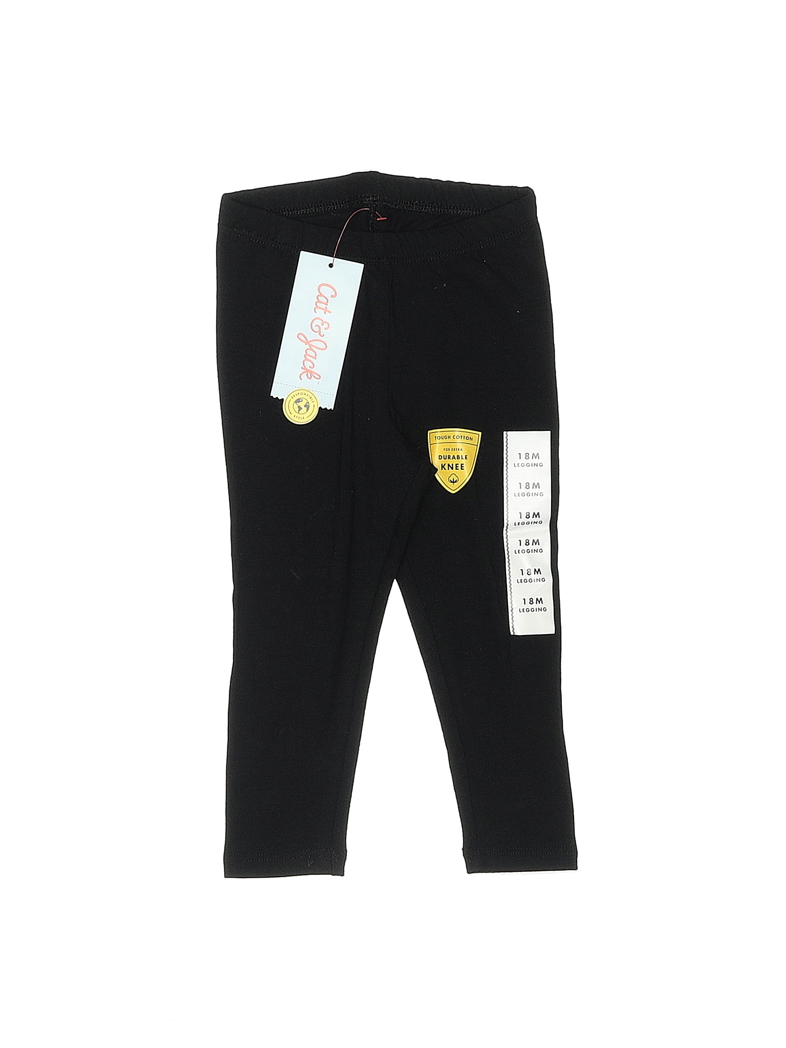 Cat & Jack Black Leggings Size 18 mo - 0% off