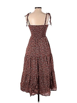 Madewell Lucie Tie-Strap Tiered Midi Dress in Florentine Floral (view 2)