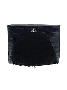 Vivienne Westwood Faux fur and Croc Embossed Leather Mary Clutch (view 1)
