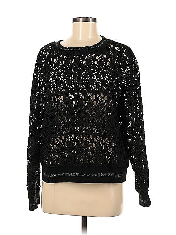 Zara sequin clearance floral sweater