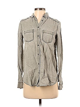 Express Long Sleeve Button-Down Shirt (view 1)